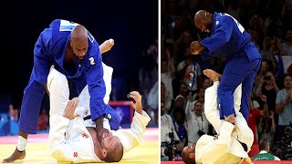 Georgian judo Star is Disqualified from the Olympics for His Attack on Home Favorite Teddy Riner [upl. by Eiznikam80]