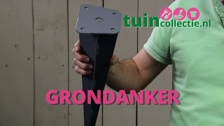 Oprolbaar windscherm accessoires  Grondanker  Tuincollectienl [upl. by Erek]