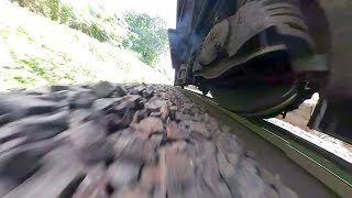 Incredible 360 VR View  Cam on Indian Train Bogie  Feel the Rails [upl. by Laurinda]