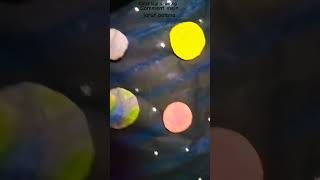 Solar system drawing 3Dsolar systemdrawing painting song shorts sound [upl. by Imrots]