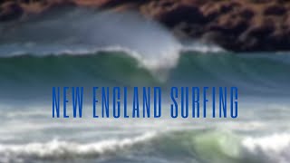 Surfing  New England Surfing  Hurricane Swell  RAW FOOTAGE  Calm and Relaxing Ocean Sounds [upl. by Nnairahs]