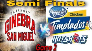 Semi Finals  Ginebra vs Magnolia  Game 2 [upl. by Lolande829]