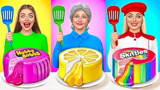 Me vs Grandma Cooking Challenge  Edible Battle by Multi DO Smile [upl. by Reerg178]