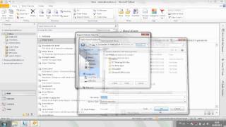 Exporting your Outlook file folders emails contacts etc [upl. by Lucilla]