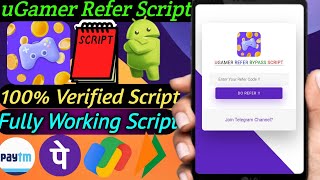 uGamer  mGamer App Unlimited Refer Bypass Trick  new earning App today  mReward Coin Hack Trick [upl. by Breen]