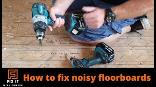 Easy fix for noisy squeaky floorboards a complete how to guide flooring [upl. by Onaicilef347]