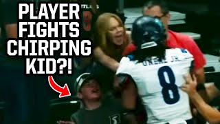 Football player goes after kid in the stands a breakdown [upl. by Cordelie499]