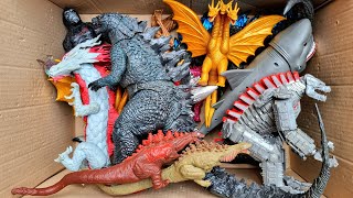 Hunting Found Giant Trex Mosasaurus Megalodon Shark Godzilla Kingkong Transformers Dragon [upl. by Koziara]