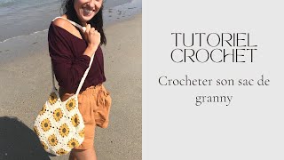 Crochet  Faire son sac en granny [upl. by Karry539]