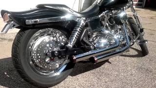 The Perfect Harley Dyna Low Rider Rinehart Staggered Cyclerama 100100 95quot [upl. by Newbold]