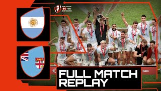 Cup Final MASTERCLASS from Argentina 🏆  Argentina v Fiji  HSBC London Sevens Rugby [upl. by Ydissak336]