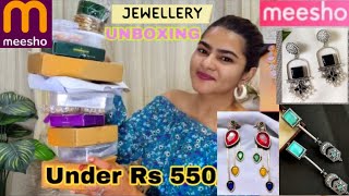 MEESHO Silver amp Gold under Rs 400  Meesho latest Designer Jewellery Online  Meesho Haul [upl. by Alvinia]