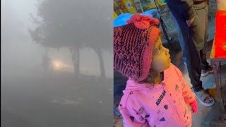 Delhis fog or pollution dillikisardi  winters in Delhi  krishu school er function [upl. by Roque]