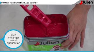 Comment peindre un meuble de cuisine   Peintures Julien [upl. by Ryon129]