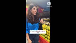 Rj Karishma New funny video 😂  When he tries to impress her😂 [upl. by Namharludba935]