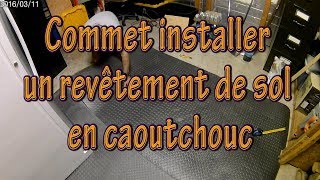 Comment installer un recouvrement de sol en caoutchouc [upl. by Hance]