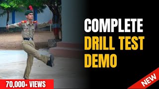 Complete Drill Test  NCC Drill Demo  DST  NCC Journey [upl. by Hayilaa]