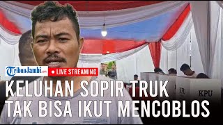 🔴Kasihan Sopir Truk yang Melintas di Tebo Tak Bisa Mencoblos [upl. by Fisher]