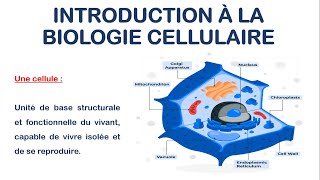 Introduction à la Biologie Cellulaire Partie 1 [upl. by Blount819]