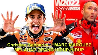 Pernyataan Brutal Christian Gabbarini terhadap Marc Marquez  DIA MELAHAP ORANG HIDUPHIDUP [upl. by Yllehs]