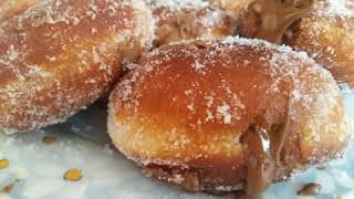 Beignets au NUTELLA  بنيي بحشوة النتيلا قطني  donuts [upl. by Cronin]