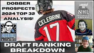 TOP 32 PROSPECTS  2024 NHL DRAFT  Dobber Prospects FINAL Rankings [upl. by Barrie]