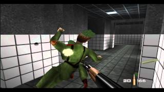 Goldeneye 007 N64 Facility level gameplay in Mupen64plus [upl. by Pyszka]