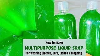 How to Make Liquid Soap  For Home amp Commercial Use [upl. by Dianthe716]