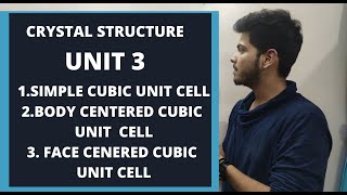 SIMPLE CUBIC BODY CENTERED FACE CENTERED UNIT CELL  PACKING EFFICIENCY AND PACKING FRACTION [upl. by Korey117]