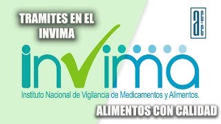 Trámites en el Invima  Alimentos con Calidad [upl. by Nonnah]