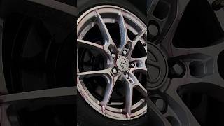 WHEEL CLEANING  DEEP CLEAN 🧼👍🏻shorts wheelcleaning asmr detailing [upl. by Hareehahs959]