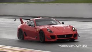 Ferrari 599XX Evo in Action BRUTAL Sounds [upl. by Januarius956]