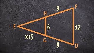 How to find the missing side of two similar triangles [upl. by Turk]