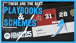 Best Playbooks in College Football 25  All Simulation Types [upl. by Fisk403]