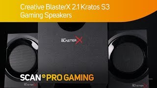 Creative BlasterX 21 Kratos S3 Gaming Speakers [upl. by Aistek657]