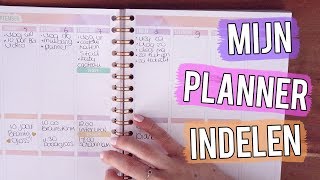 Mijn gloednieuwe planner indelen en bestickeren ❤ Mascha Planner  Beautygloss [upl. by Beutner]