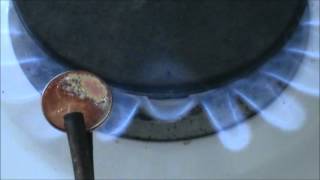 Melting Penny to Obtain Zinc [upl. by Josefa]