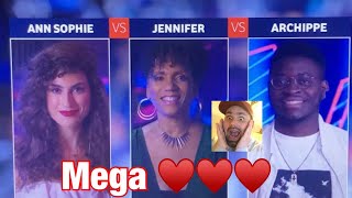 The Voice of Germany battles Ann Sophie jennifer Archippe Mega thevoiceofgermany ￼ [upl. by Einahc]