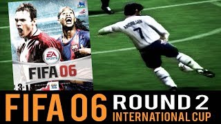 Fifa 06 Playstation 2 HD Gameplay International 2 Round [upl. by Lelith]