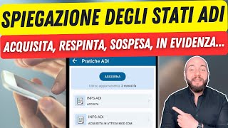 ASSEGNO DI INCLUSIONE la spiegazione di tutti gli stati della domanda [upl. by Nedearb]