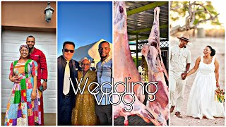 OUR SISTER GOT MARRIED🤭💍  NamaHerero farm wedding  Namibian Youtubers  Dene amp Geno [upl. by Llednohs]