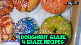 Doughnut Glaze  4 simple donut glazes [upl. by Hough]