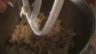 Shredding Chicken with a KitchenAid Mixer [upl. by Bertram]