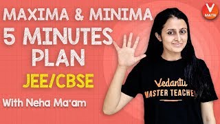 5 Secret Magic Steps to Solve Maxima and Minima Word Problems  JEECBSE Maths  JEE 2020  Vedantu [upl. by Sidnac781]