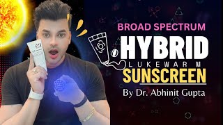 Dr Abhinit Gupta Exposed Indian Sunscreens  Lukewarm Sunscreen Live UV Test [upl. by Nnahaid]