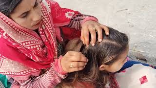 Heavy Nitpicking Long Hair  Long Video Hd [upl. by Aliab]