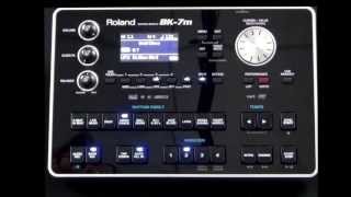 Roland BK7M Selecting Sounds [upl. by Abibah755]