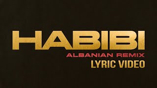 Ricky Rich x Habibi Albanian Remix Lyric Video [upl. by Runck20]