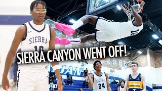 Bryce James Goes Wild in Sierra Canyon 60 point W vs Australia Team [upl. by Lilak]