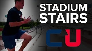 Stadium Stairs  CoachUp Football Training [upl. by Walker]